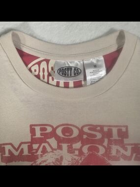 Post Malone Branded T shirt LIKE NEW Medium